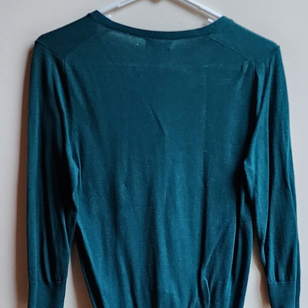 Old Navy Turquoise Button Down Cardigan Size Petite Small - Picture 11 of 12